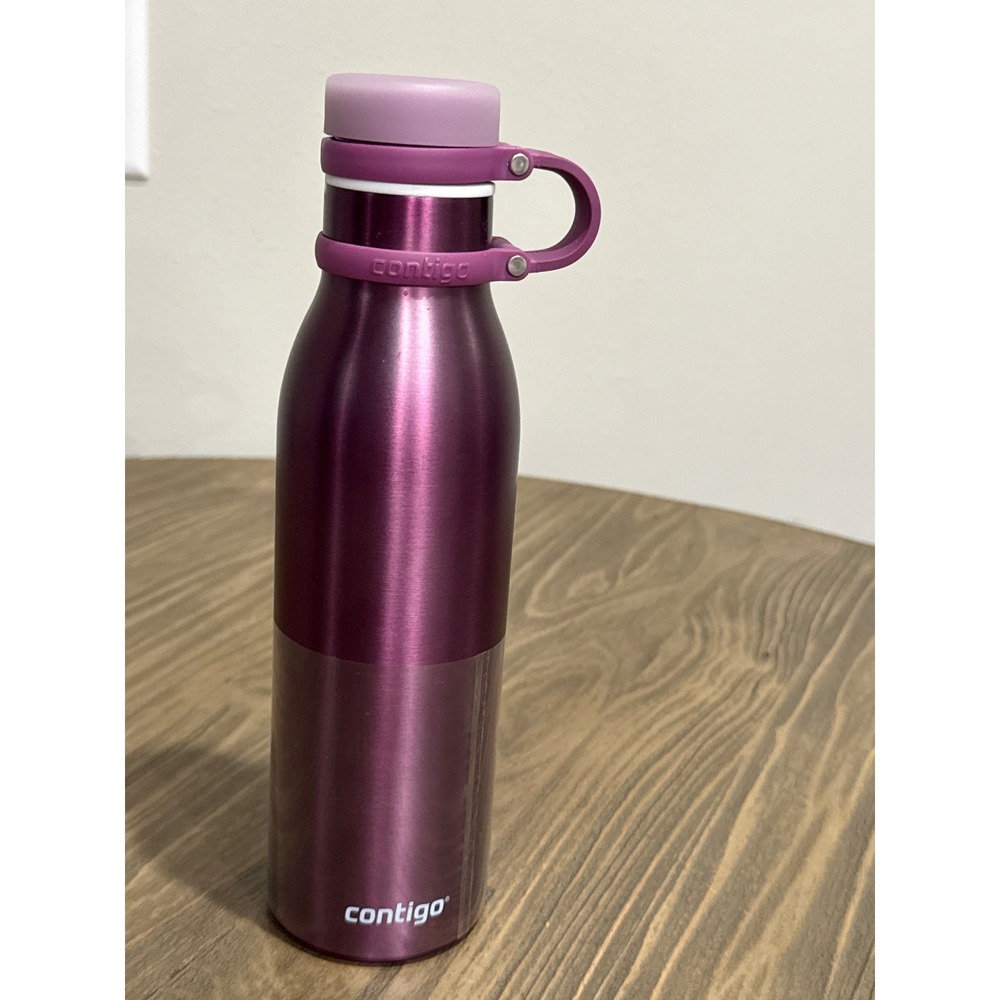 Contigo Matterhorn Water Bottle 20oz Radiant Orchid Insulated Stainless Steel